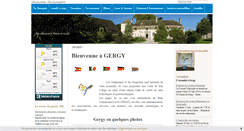 Desktop Screenshot of gergy.fr